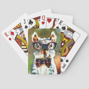 Cute Squirrel Pokerkaarten