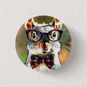Cute Squirrel Ronde Button 3,2 Cm (Voorkant)