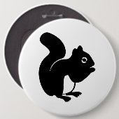 Cute Squirrel Ronde Button 6,0 Cm (Voorkant /achterkant)
