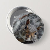 Cute Squirrel Ronde Button 7,6 Cm (Voorkant /achterkant)