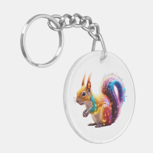 Cute Squirrel Sleutelhanger (Voorkant Links)