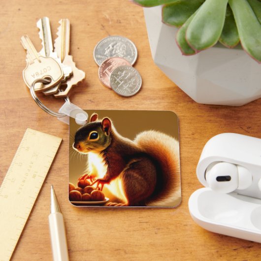 Cute Squirrel Sleutelhanger (Bureau)