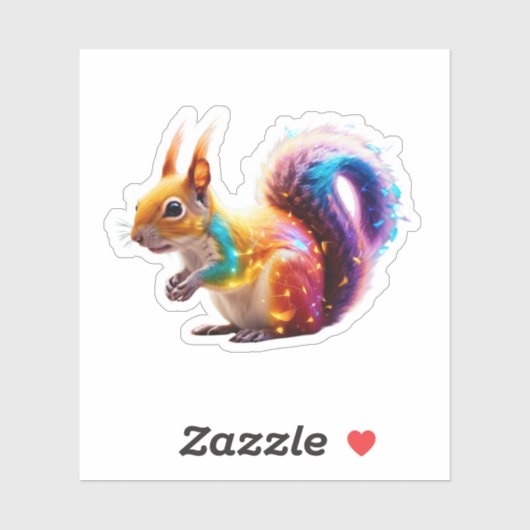 Cute Squirrel Sticker (Vel)