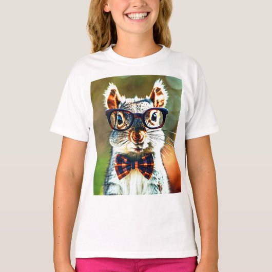 Cute Squirrel T-shirt (Voorkant)