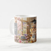 Cute Squirrel Teacher Appreciation Blossom Mug Koffiemok (Voorkant links)