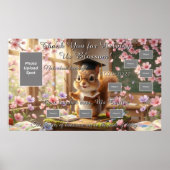Cute Squirrel Teacher Appreciation Poster (Voorkant)