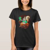 Cute  Squirrel Teacher Professor School T-shirt (Voorkant)