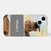 Cute Squirrel Teacher Retirement iPhone 15 Year iPhone 15 Case (Achterkant horizontaal)