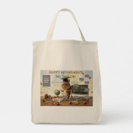 Cute Squirrel Teacher Retirement Tote Bag 2026
