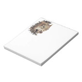 Cute Squirrel, Waterverf Dierlijke Natuur Notitieblok (Linkerzijde)