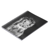 Cute Squirrel Wildlife Black en White Photography Notitieboek (Linkerzijde)