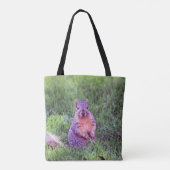 Cute Squirrel Wildlife Foto Tote Bag (Achterkant)