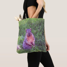 Cute Squirrel Wildlife Foto Tote Bag