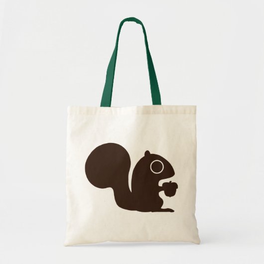 Cute Squirrel with Nut | Woodland Animal Wildlife Tote Bag (Voorkant)