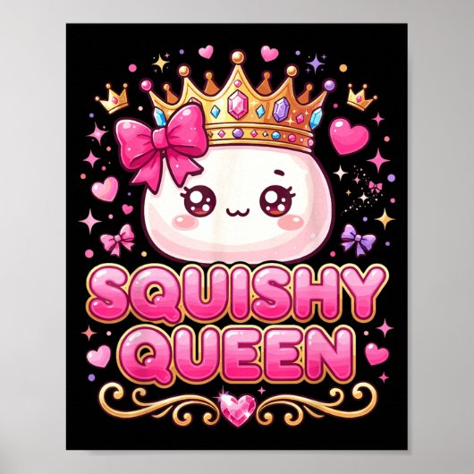 Cute Squish Dumpling Kostuum Meisjes Anime Squishy Poster (Voorkant)