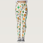 Cute St. Paddy's Day Irish Thmed Pattern Leggings (Voorkant)