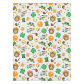Cute St. Paddy's Day Irish Thmed Pattern Tafelkleed (Voorkant)
