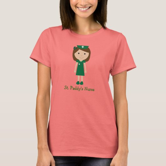 Cute St. Paddy's zurse tekenfilm T-shirt (Voorkant)