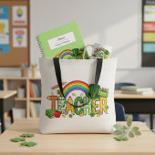 Cute St. Patrick’s Day Gift Lucky to Teach Teacher Tote Bag