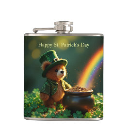 Cute St. Patrick’s Day Teddy Bear Heupfles