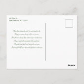 Cute St. Patrick's Day Beagle Pup Briefkaart (Achterkant)