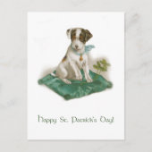 Cute St. Patrick's Day Beagle Pup Briefkaart (Voorkant)
