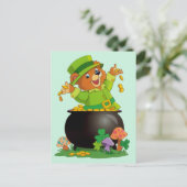 Cute St. Patrick's Day Beer Feestdagenkaart (Staand voorkant)