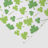 Cute St. Patrick's Day Clovers Tissuepapier (Detail)