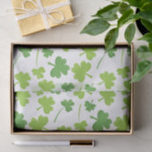Cute St. Patrick's Day Clovers Tissuepapier (Geschenk)