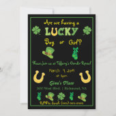 Cute St. Patrick's Day geslacht onthulling Kaart (Voorkant)