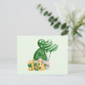 Cute St. Patrick's Day Gnome Briefkaart (Staand voorkant)