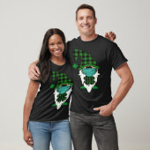 Cute St Patricks Day Gnome Face Mask Quarantine T-shirt (Unisex)
