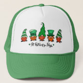 Cute St Patrick's Day Irish Gnomes Trucker Pet (Voorkant)
