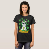Cute St Patrick's Day Irish Unicorn Lepricorn Lepr T-shirt (Voorkant volledig)