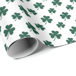 Cute St. Patrick's Day klaver tegelpatroon Cadeaupapier
