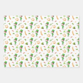 Cute St Patrick's Day Leprechaun Irish Thmed Inpakpapier Vel (Voorkant)
