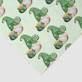 Cute St. Patrick's Day Lucky Gnomes Tissuepapier (Detail)