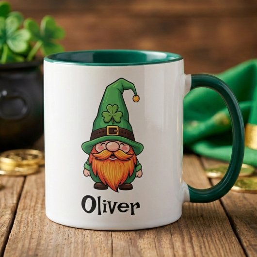 Cute St. Patrick's Day Lucky Leprechaun Gnome  Mok