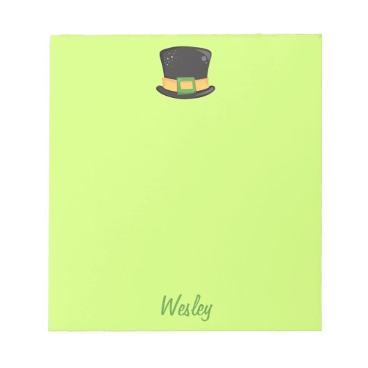 Cute St. Patrick's Day pet Notitieblok (Voorkant)