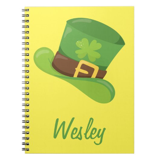 Cute St. Patrick's Day Pet Notitieboek (Voorkant)