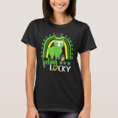 Cute St Patricks Day Rainbow Llama Feeling Lucky S T-shirt (Voorkant)