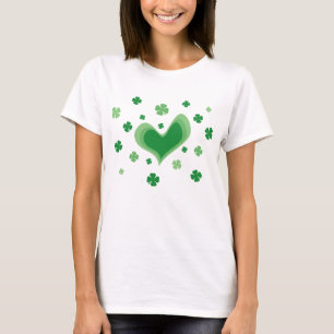 Cute St Patricks Day shirt met Iers hart