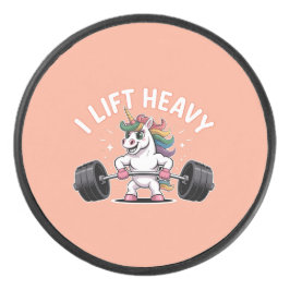 Cute Stacked Kawaii Cats – “Wow!! Hi” Hockey Puck