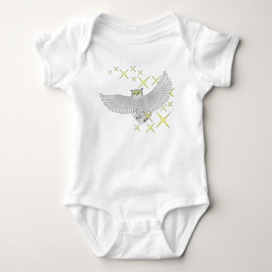 Cute Star Owl T-Shirt (Voorkant)