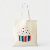 Cute Star Sprinkles Cupcake Tote Bag (Voorkant)
