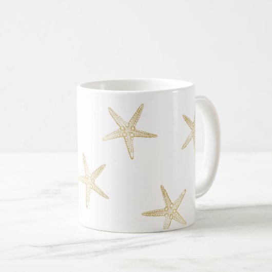 Cute Starfish Beach Seashell Lover Mok (Voorkant rechts)