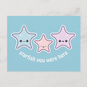 Cute Starfish Briefkaart
