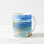 Cute Starfish Mok voor de koffiebeker (Voorkant rechts)
