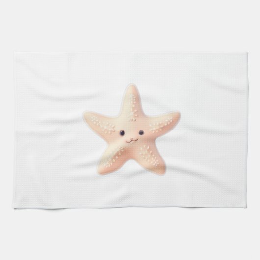 Cute Starfish Theedoek (Horizontaal)