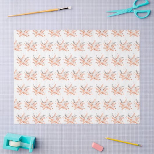 Cute Starfish Tissuepapier (Craft)